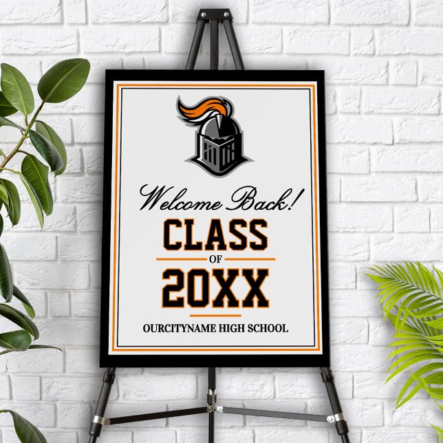 School Mascot Class Reunion Welcome Foam Board (Creator Uploaded)