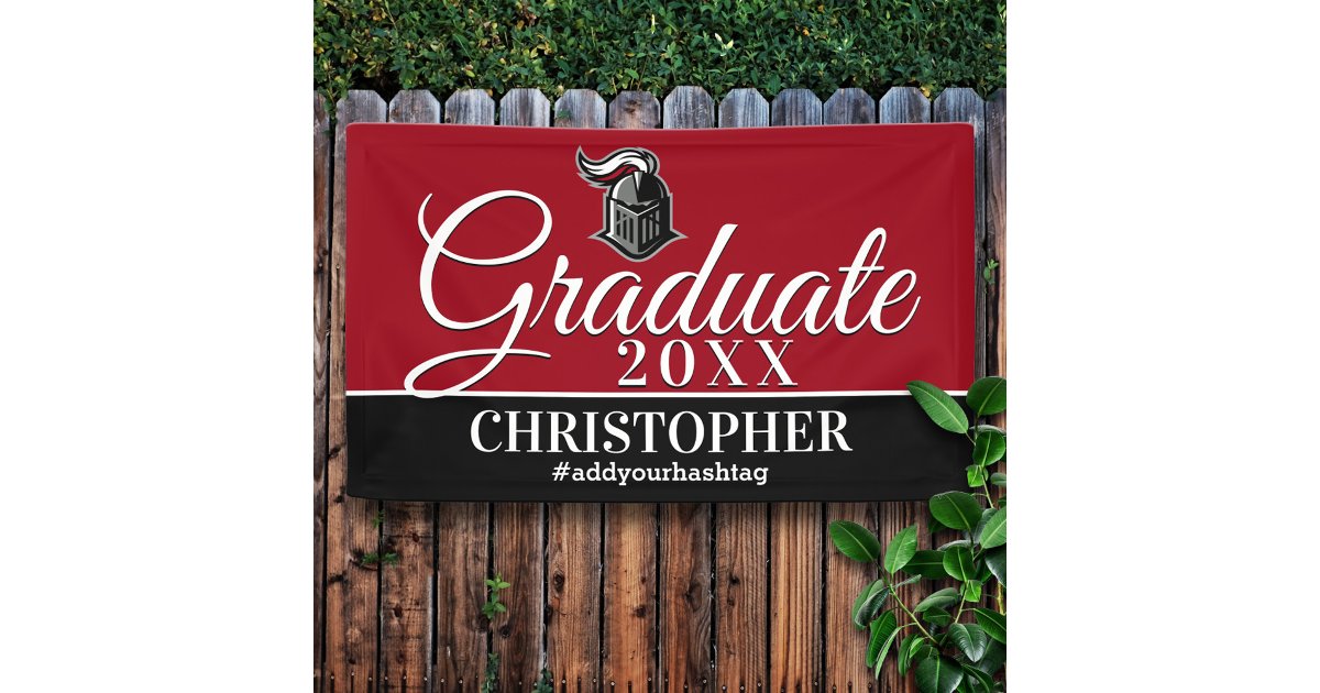 School Mascot Graduation Banner | Zazzle