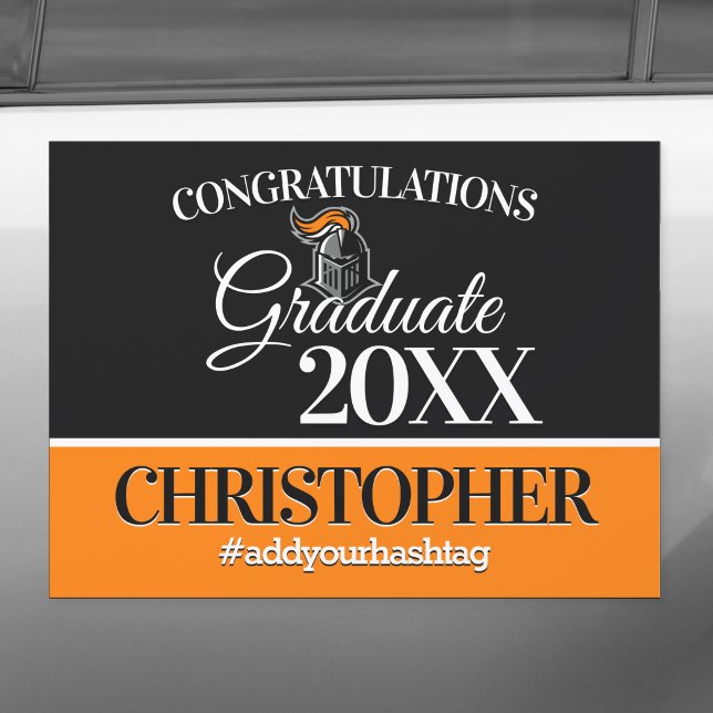 School Mascot Graduation Parade Car Magnet (Creator Uploaded)