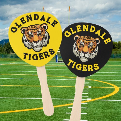 School Mascot Hand Fan