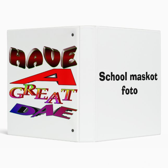 ** SCHooL MAskoT/ Have s great day ** Binder (Background)