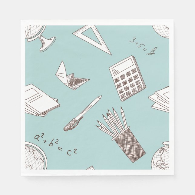 School Maths Napkins (Front)