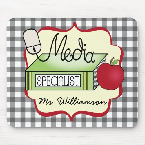 School Media Specialist Mouse Pad
