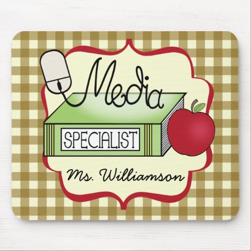 School Media Specialist Mouse Pad