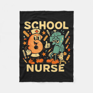 School Medical Nurse 67 Nation Fleece Blanket