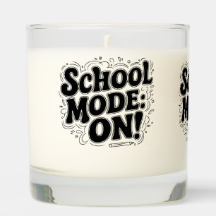 School Mode: ON! ,Vintage-Inspired Design Scented Candle