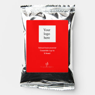 School Music Ensemble Red Logo Ground Coffee Drink Mix