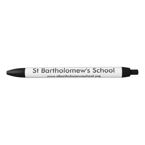 School Name Printed on a Pen
