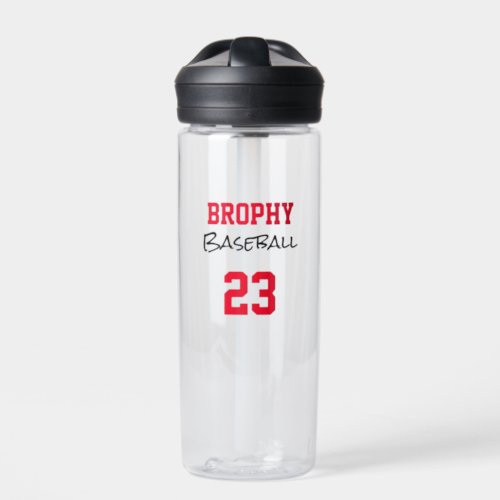 School NAME SPORT Player NUMBER Year Team Spirit Water Bottle