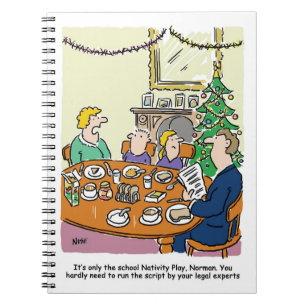 School Nativity Play Script Notebook