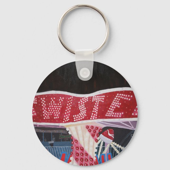 School Night At The Fun Fair Keychain (Front)