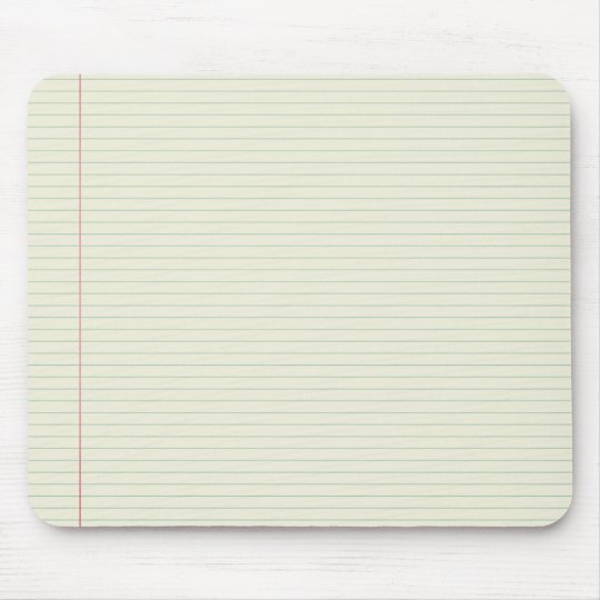 School Note Paper Mouse Pad