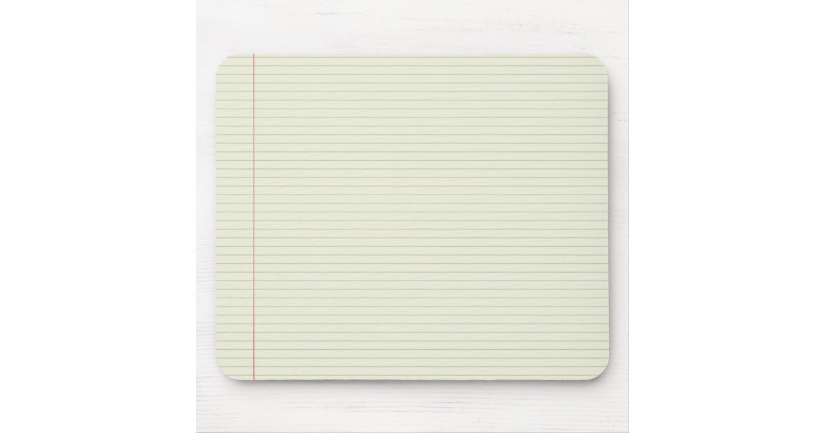 School Note Paper Mouse Pad Zazzle