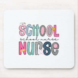 School Nurse Appreciation Day For Best Nurses Back Mouse Pad