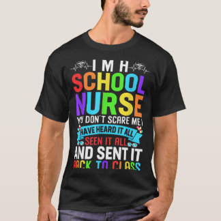 School Nurse Appregovernment Agencytion Nursing T-Shirt
