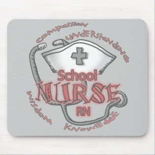 School Nurse Axiom Mouse Pad