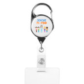 School Nurse Badge Holder (Front)