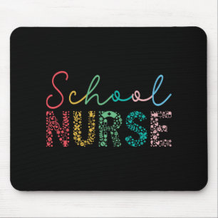 School Nurse Byck To School Nurse Elements Graphic Mouse Pad