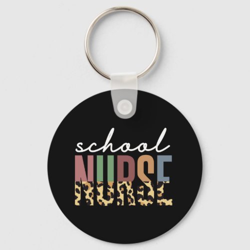 School Nurse cheetah Nurse appreciation gifts  Keychain