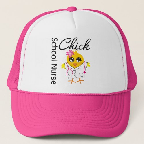 School Nurse Chick v2 Trucker Hat