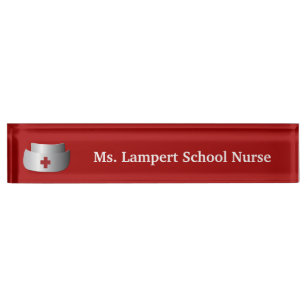 Nurse Desk Name Plates | Zazzle