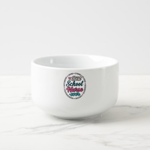 School Nurse Ever Vintage Engraving Shirt Design_1 Soup Mug