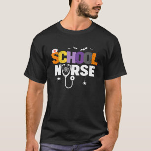 School Nurse Halloween Costume Registered Nurse Li T-Shirt