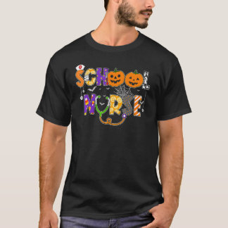 School Nurse Halloween Costume Registered Nurse Li T-Shirt