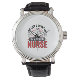 School Nurse Halloween Ghost Vintage Shirt Design_ Watch
