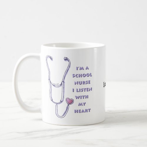 School Nurse Heart Mug