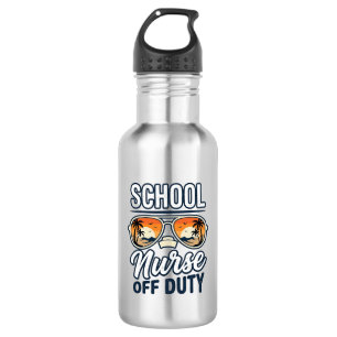 School Nurse Off Duty Vintage Sunglasses Shirt_1 Stainless Steel Water Bottle