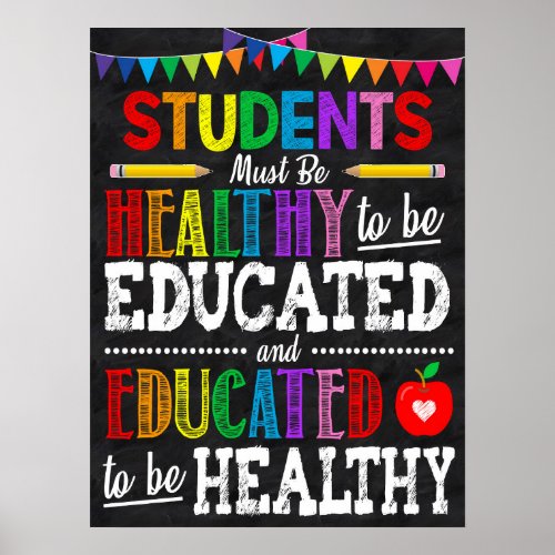 School Nurse Office Decor Poster