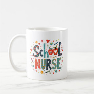 School Nurse – Personalized Name Design Coffee Mug