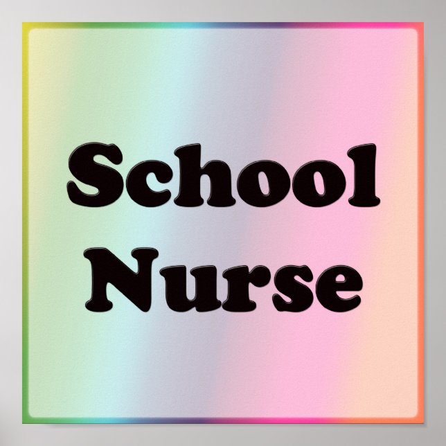 School Nurse Poster (Front)