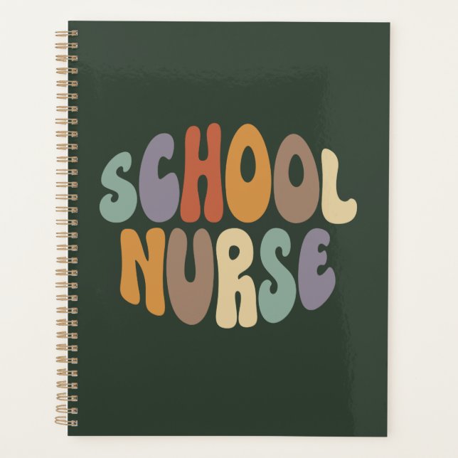 School Nurse Proud Career Profession Planner (Front)