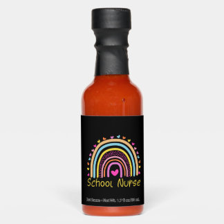 School Nurse Rainbow Hot Sauces