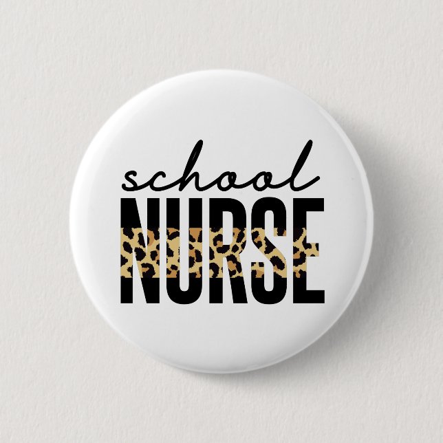 School Nurse | School Nurse RN appreciation gifts Button (Front)