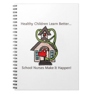 School Nurse spiral notebook. Notebook