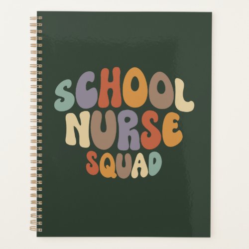 School Nurse Squad Proud Career Profession  Planner