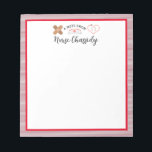 School Nurse Trio Notepad<br><div class="desc">This adorable notepad features a trio of nurse supplies and is personalized with the nurses's name. This is a great gift idea for your school nurse.</div>