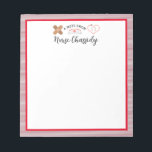 School Nurse Trio Notepad<br><div class="desc">This adorable notepad features a trio of nurse supplies and is personalized with the nurses's name. This is a great gift idea for your school nurse.</div>