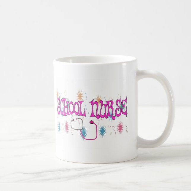 SCHOOL NURSE Unique Gifts Items Coffee Mug (Right)