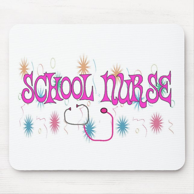 SCHOOL NURSE Unique Gifts Items Mouse Pad (Front)