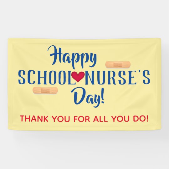 School Nurse's Day Banner
