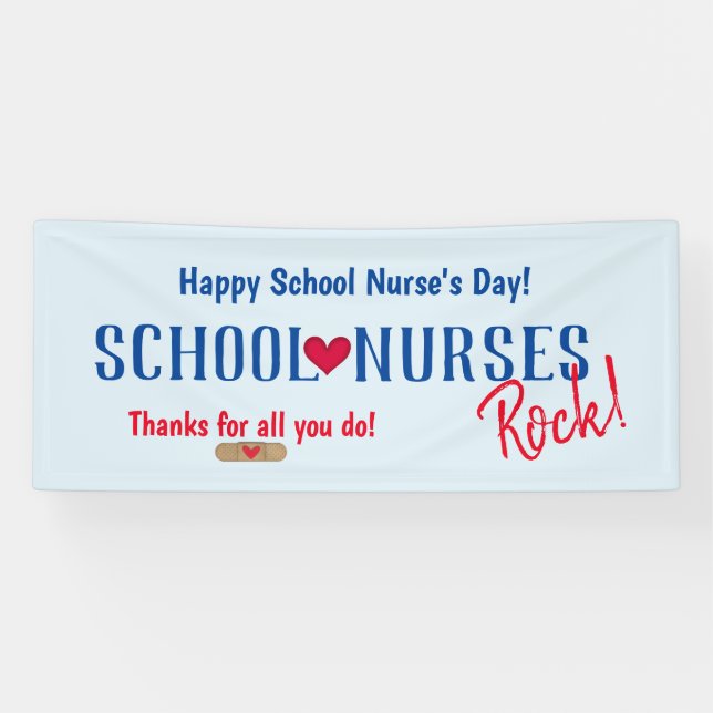 School Nurse's Day Banner (Horizontal)