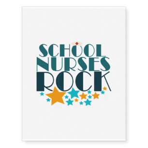 School Nurses Rock Temporary Tattoos