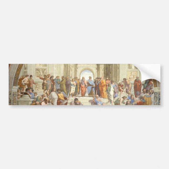 School of Athens Bumper Sticker (Front)
