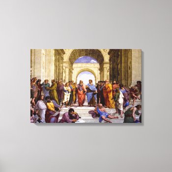 School Of Athens By Raphael Canvas Art Print by Romanelli at Zazzle