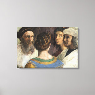School of Athens by Raphael, Vintage Renaissance Canvas Print