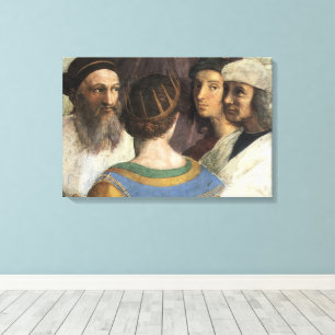 School of Athens by Raphael, Vintage Renaissance Canvas Print